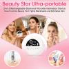 2025 Pro Cordless Microdermabrasion Machine, Beauty Star Portable Facial Pore Vacuum Tool for Blackhead Removal, Glowing Skin, 3 Diamond Tips & 9-Setting Suction, Home and Salon Use view 2