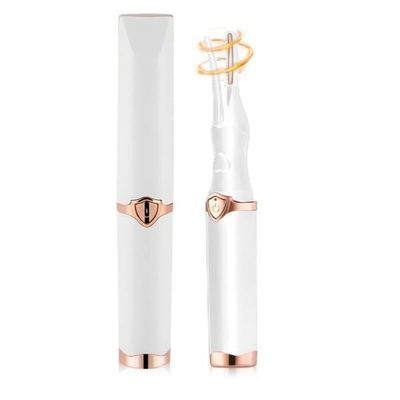 2025 Upgrade Heated Eyelash Curler - with 3 Adjustable Temperature Levels - USB Rechargeable Electric Eye Lash Curler - Long-Lasting Curl, Safe & Gentle (White)