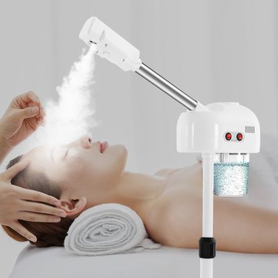 800W Professional Facial Steamer, Skin Care Steamer with Ozone Steam, Large 0.2Gal Tank, 360 Adjustable Nozzle for Deep Cleansing & Moisturizing, Spa & Beauty Treatment