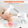 800W Professional Facial Steamer, Skin Care Steamer with Ozone Steam, Large 0.2Gal Tank, 360 Adjustable Nozzle for Deep Cleansing & Moisturizing, Spa & Beauty Treatment view 3