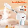 800W Professional Facial Steamer, Skin Care Steamer with Ozone Steam, Large 0.2Gal Tank, 360 Adjustable Nozzle for Deep Cleansing & Moisturizing, Spa & Beauty Treatment view 4