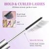 2 PCS Iron Wand Mascara, 2025 New Black Washable Metal Mascara Wand, 3D Curling Eyelash Iron Mascaras, Waterproof Long Lasting Smudge-Proof Tubing Mascaras Volumizing & Lengthening (Black*2) view 3