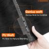 Full Shine Butterfly Weft Hair Extensions Human Hair 50G 20 Inch Jet Black Invisible Double Pu Hole Weft Extensions Thin Genius Weft Remy Hair Long Straight Hair Add Length view 3