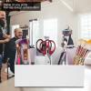 MUNEFE Scissors Storage Box, Barber Station Organizer, Salon Scissors Holder for Salon Supplies and Household Use (White) view 2
