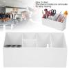 MUNEFE Scissors Storage Box, Barber Station Organizer, Salon Scissors Holder for Salon Supplies and Household Use (White) view 3