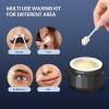 FONESO Nose Wax Kit, Mini Wax Warmer for Eyebrow Ear Hair Removal with Silicone Bowl (Small) view 3