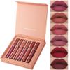 ALLUREMOUR 6PC/Set Matte Velvet Lip Gloss Waterproof Moisturizing Long-lasting Liquid Lipstick(B-1) view 1