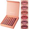 ALLUREMOUR 6PC/Set Matte Velvet Lip Gloss Waterproof Moisturizing Long-lasting Liquid Lipstick(B-1) view 3