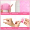 Chicingyou 125 Pcs Spray Tan Tanning Essentials Accessories Kit 25 Set Disposable Caps Underwear Feet Pads Nipple Cover Nose Filter Plugs for Beauty Salons Home Sunless Tanning (Pink) view 4