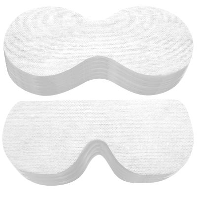 YBEATY 100 Sheets Disposable Eye Mask Eyecare Cotton Paper Facial Eye Covers Pads Patches DIY Clear Skincare Paper Sheets Cosmetic Beauty Wet Compress Tools for Spa Salon Home