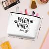 2 Pcs Cute Dog Makeup Bag, Large Capacity Travel Makeup Case Cosmetic Bags for Women, Portable Pouch Purse Travel Essentials Toiletries Accessories, Christmas Birthday Gifts for Women view 2