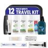 Trektote Bulk Hygiene Kit For Men  (5 Pack) 12 Piece Set Of Travel Size Toiletries, TSA Compliant, Bulk Travel Essentials, Includes Shampoo And Conditioner, Body Wash, Toiletry Bag & More view 2