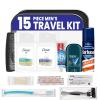 Trektote Bulk Hygiene Kit For Men  (5 Pack) 15 Piece Set Of Travel Size Toiletries, TSA Compliant, Bulk Travel Essentials, Includes Shampoo And Conditioner, Shaving Cream, Toiletry Bag & More view 2