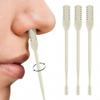 3PCS Nasal Hair Cutter, 2025 Manual 360 Rotating Nostril Hair Removal Tool Double Sided Nose Hair Blade,Nose Hair Trimmer with Ear Picker for Men Women Travel Essentials (Beige) view 1