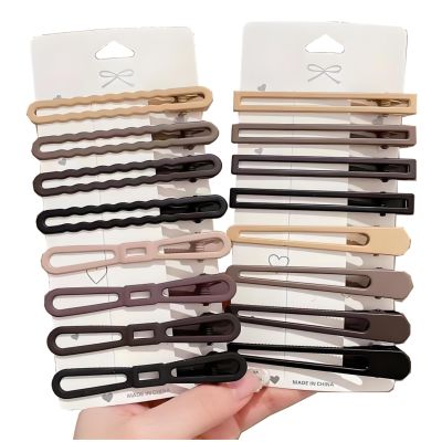 16PCS Matte Metal Duckbill Clips for WomenSimple Flat Hair Clip Non-Slip Sectioning & Styling Accessories for Women and Girls, Salon & Home Use