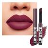 Anwuozu Dark Plum Purple Lipstick for WomenMatte Velvet Satin LipsticksHydrate Lip stick Non-Drying Long Lasting Lip Stain Daily MakeupCreamy Silky TextureHighly pigment FormulaCruelty-FreeA08# view 1