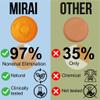 Mirai Clinical Persimmon Soap Bar for Old People Smell - Nonenal Solution - Japanese Persimmon and Green Tea Extract - For Men and Women - Gentle on All Skin Types - Natural Body Odor Soap view 4