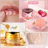 2 PCS Honey & Strawberry Lip Balm, Sleeping Lip mask, Propolis Moisturizing Lip Balm with Stick, Hydrating Prevention Dry & Cracked, Reduce lip Lines view 3