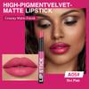 Anwuozu Hot Pink Lipstick for WomenMatte Velvet Satin LipsticksHydrate Lip stick Non-Drying Long Lasting Lip Stain Daily MakeupCreamy Silky TextureHighly pigment FormulaVegan & Cruelty-FreeA05# view 2