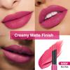 Anwuozu Hot Pink Lipstick for WomenMatte Velvet Satin LipsticksHydrate Lip stick Non-Drying Long Lasting Lip Stain Daily MakeupCreamy Silky TextureHighly pigment FormulaVegan & Cruelty-FreeA05# view 3