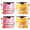 4 PCS Honey & Strawberry Lip Balm, Sleeping Lip mask, Propolis Moisturizing Lip Balm with Stick, Hydrating Prevention Dry & Cracked, Reduce lip Lines view 1
