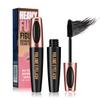 4D Silk Fiber Lash Mascara, Long-Lasting Waterproof Smudge-Proof, Non-Flaking Natural No Clumping Thickens, Lengthens, And Volumizes, Black Mascara Hypoallergenic Formula (1 Pack) view 1