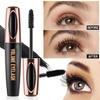 4D Silk Fiber Lash Mascara, Long-Lasting Waterproof Smudge-Proof, Non-Flaking Natural No Clumping Thickens, Lengthens, And Volumizes, Black Mascara Hypoallergenic Formula (1 Pack) view 2