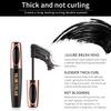 4D Silk Fiber Lash Mascara, Long-Lasting Waterproof Smudge-Proof, Non-Flaking Natural No Clumping Thickens, Lengthens, And Volumizes, Black Mascara Hypoallergenic Formula (1 Pack) view 4