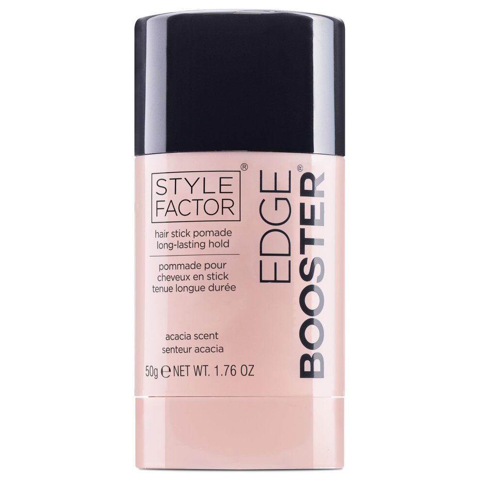 Style Factor EDGE BOOSTER Hair Wax Stick Pomade with Beeswax | Strong Hold Slick Stick for Flyaways, Edges & Baby Hair for Sleek Buns & Ponytails | Stocking Stuffers for Women Girls Teen | Acacia