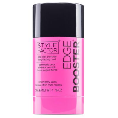 Style Factor EDGE BOOSTER Hair Wax Stick Pomade with Beeswax | Strong Hold Slick Stick for Flyaways, Edges & Baby Hair for Sleek Buns & Ponytails | Stocking Stuffers for Women Girls Teen | Lemon Berry