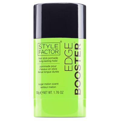 Style Factor EDGE BOOSTER Hair Wax Stick Pomade with Beeswax | Strong Hold Slick Stick for Flyaways, Edges & Baby Hair for Sleek Buns & Ponytails | Stocking Stuffers for Women Girls Teen | Sugar Melon