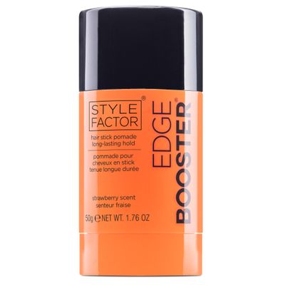 Style Factor EDGE BOOSTER Hair Wax Stick Pomade with Beeswax | Strong Hold Slick Stick for Flyaways, Edges & Baby Hair for Sleek Buns & Ponytails | Stocking Stuffers for Women Girls Teen | Strawberry