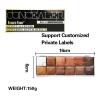 Clouparto 12 Colors Makeup Palette, Highlighting Cream Contour Palette Concealer Full Coverage +8 Pcs Blush Foundation Powder Eye Shadows Makeup Brushs view 2