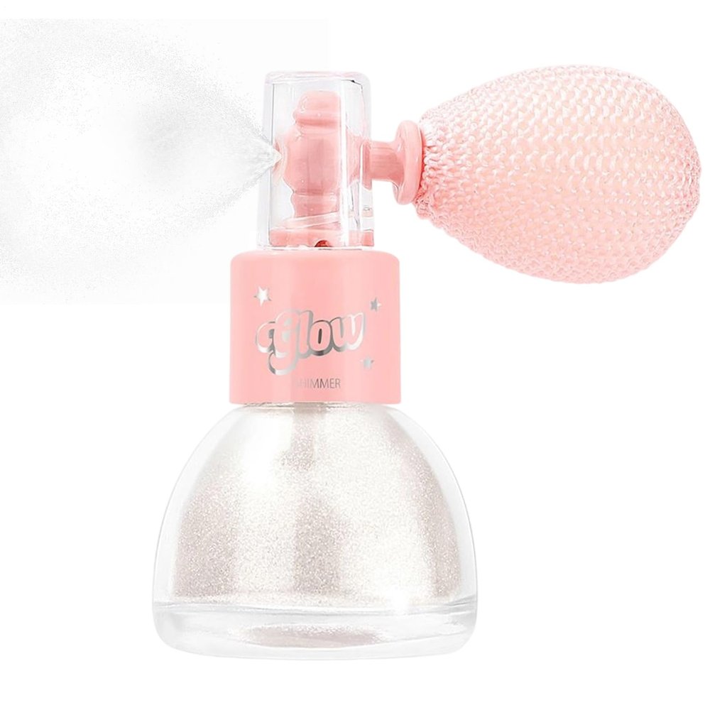 Body Glitter Spray - 7g Shiny Glitter Spray - Highlighters Skin Powder Shimmering Cosmetic for Outfit Festival Concert Painting Halloween Disco Cheer Party