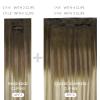 WENNALIFE Invisible Edge Seamless Clip in Hair Extensions Real Human Hair view 2