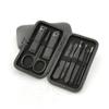 Black Carbon Steel Nail Clipper Set, Nail Clippers, Manicure Toolscomplete Set, view 1