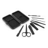 Black Carbon Steel Nail Clipper Set, Nail Clippers, Manicure Toolscomplete Set, view 2