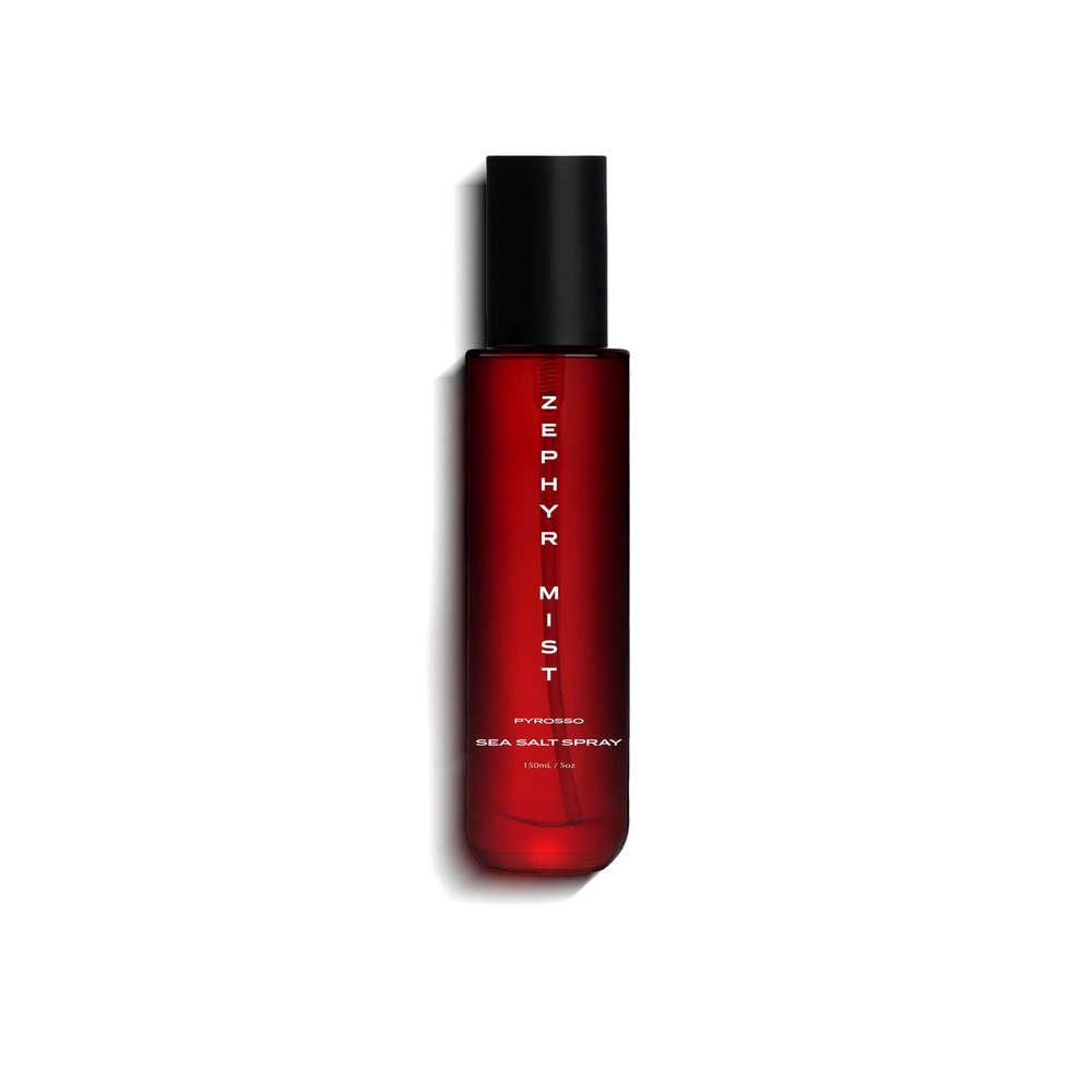 Pyrosso Sea Salt Spray for Men  Volumizing Hair Texture Mist with Dead Sea Salt & Argan Oil, Lightweight Matte Finish, Adds Volume & Thickness, 6.8 fl oz