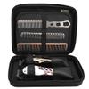 Barber Bag for Clippers Supplies, Sturdy Clipper Storage Case for Barber Accessories, Hair Trimmer Organizer Travel Bag for Men Razor Guard Grooming Kits (Big-Black) view 3
