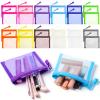 24 Pack Mini Mesh Pouches, Zipper Pouch Mesh Bags Small Zipper Pouch Mini Zippers Bag 5.12*3.94inch Nylon Meshs with Zippers Cosmetic Bags Lipstick Bag Coin Purse for Women Purse Beauty Travel Pouchs view 1