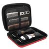 Barber Bag for Clippers Supplies, Sturdy Clipper Storage Case for Barber Accessories, Hair Trimmer Organizer Travel Bag for Men Razor Guard Grooming Kits (Big-Red) view 3