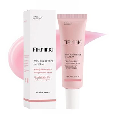 Mtmult Eye Cream Anti Aging Salmon DNA PDRN Pink Peptide Skin Care with 5% Niacinamide, Retinol, Peptides, Sodium Hyaluronate | Eye Treatment for Fine Lines, Dark Circles | 1.01fl.oz