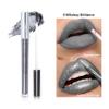 Sinleey 1PC Highly Pigmented Glitter Lip Gloss Waterproof Smudge Proof Liquid Lipstick Long Wearing Non Sticky Vibrant Color Grey One Size view 4