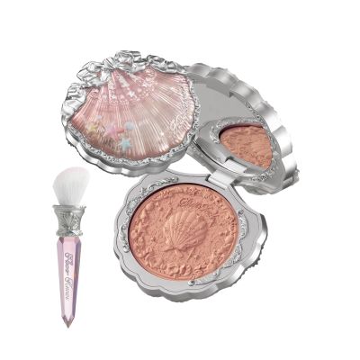 Flower Knows Shell's Jewel Silk Satin Blush+Blush Brush