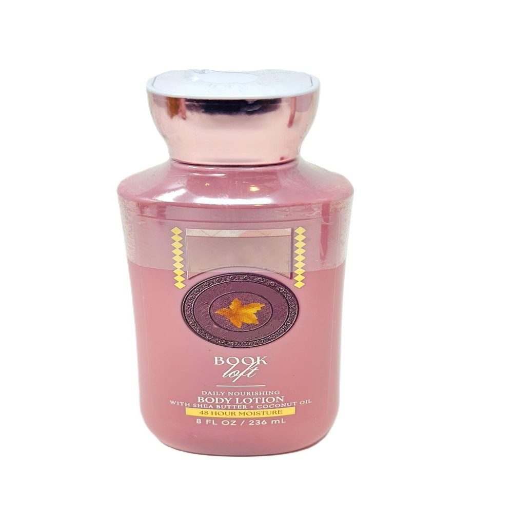 Bath and Body Daily Nourishing Body lotion 24 Hour Moisture (8 FL OZ / 236 ML, Book Loft)