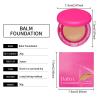 BERALLOYE Plumping Peptide Liquid Foundation, Hydrating & Age-Defying Makeup for Mature Skin, Medium Buildable Natural Coverage for All Skin Types (Dark Skin Color-1PCS) view 2
