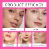 BERALLOYE Plumping Peptide Liquid Foundation, Hydrating & Age-Defying Makeup for Mature Skin, Medium Buildable Natural Coverage for All Skin Types (Dark Skin Color-1PCS) view 4