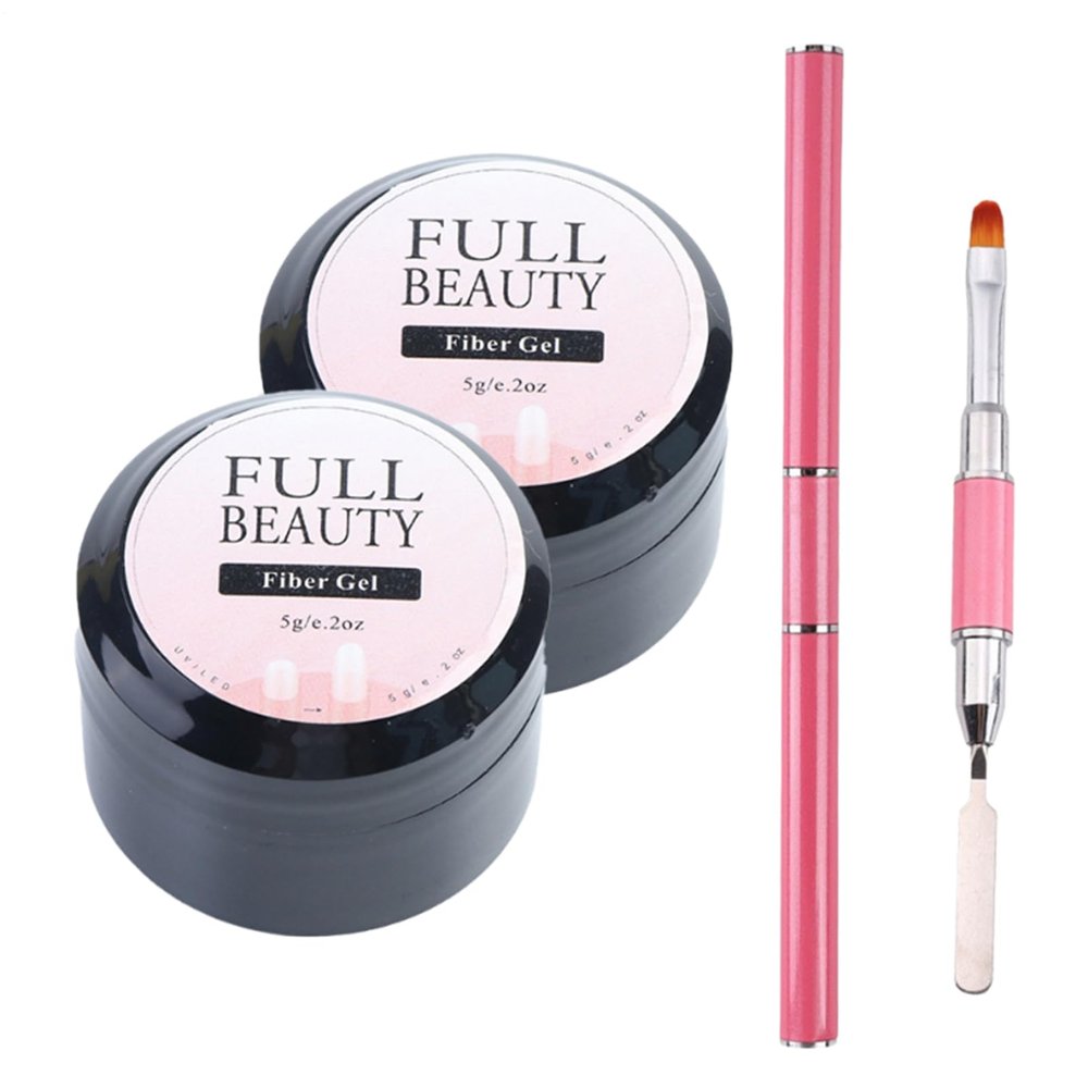 FingerNail-Repair Kit  Nail-Strengthening Gel, Manicure Tools, Quick Nail-Fix | Professional Nail-Repair Solution With Double-Ended Brush, Easy Application For Weak, Broken, Or Damaged Nails At Home