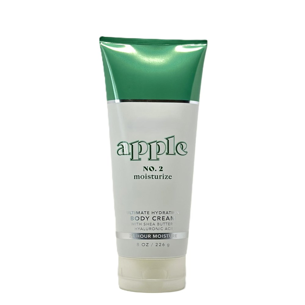 Bath and Body Ultimate Hydration Body Cream 24 Hr Moisture (8 Oz / 226 g, Apple)