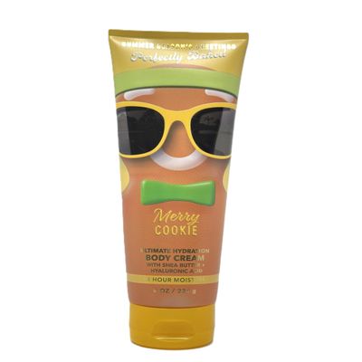 Bath and Body Ultimate Hydration Body Cream 24 Hr Moisture (8 Oz / 226 g, Merry Cookie)